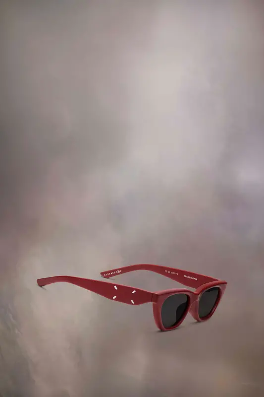 Maison Margiela Red Leather Sunglasses x Gentle Monster​ Red online