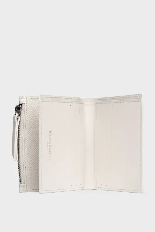 Maison Margiela White Leather Wallet with Coin Pocket White online
