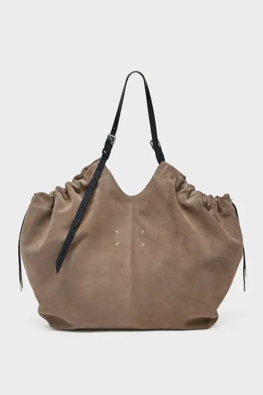 Maison Margiela BELT BAG SHOPPING VERTICAL Vison and black online