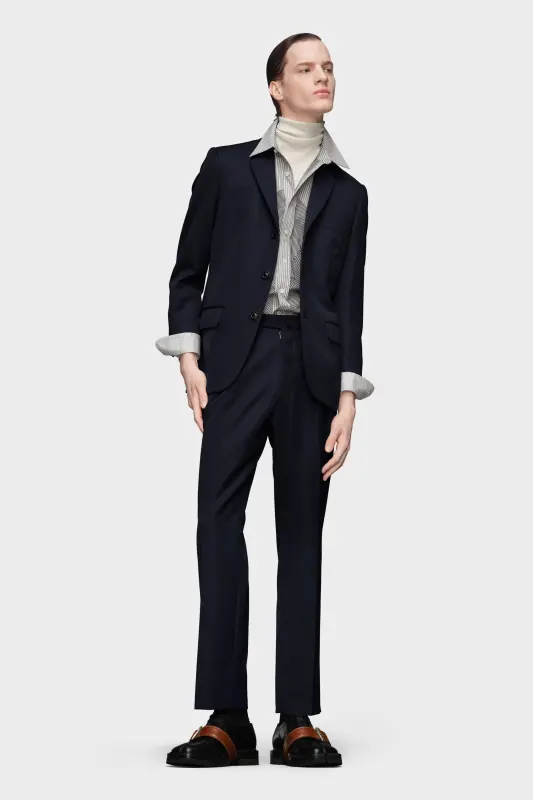 Maison Margiela British Mohair Suit Jacket Navy Blue online