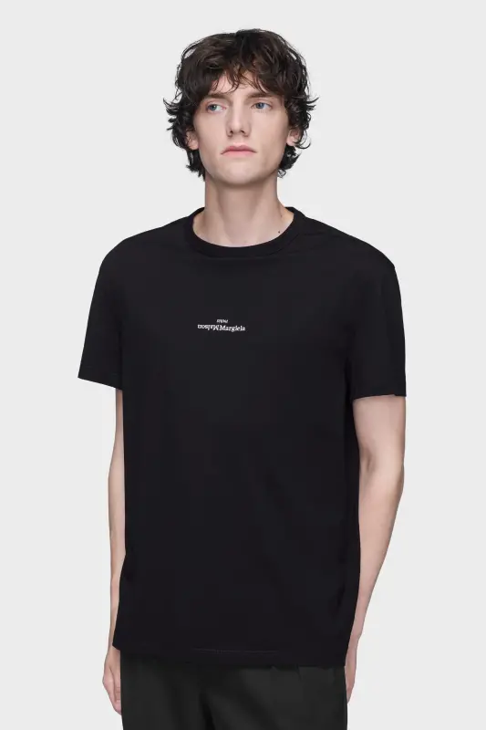 Maison Margiela Distorted Logo T-Shirt Black online
