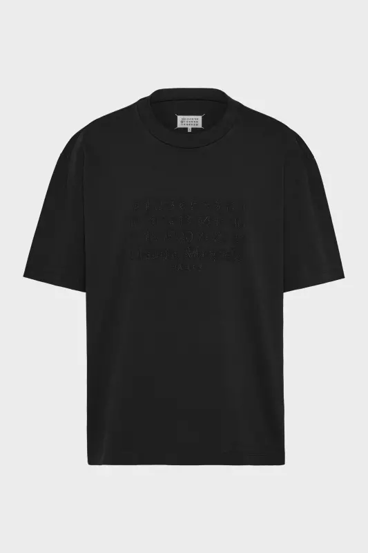 Maison Margiela Embroidered logo T-shirt Black online