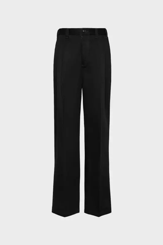Maison Margiela Mens Black Skater Chino Trousers Black online