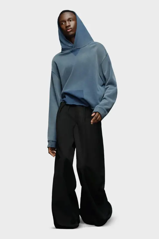 Maison Margiela Mens Cotton Hoodie – 100% Organic Blue online