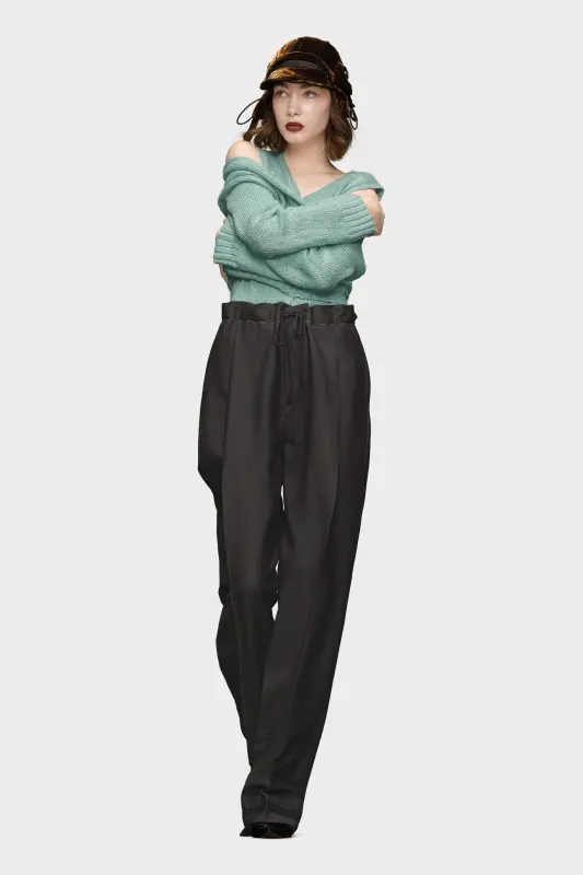 Maison Margiela Mohair trousers Blue online