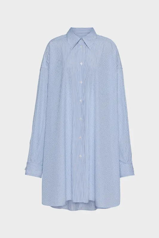 Maison Margiela Pinstripe Shirt – Cotton Poplin White online