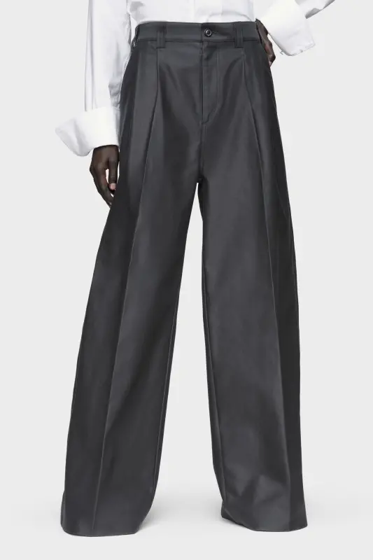 Maison Margiela Skater Chino cotton trousers Black online