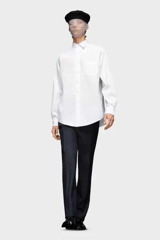 Maison Margiela White Eco Cotton Long-sleeved Shirt White online