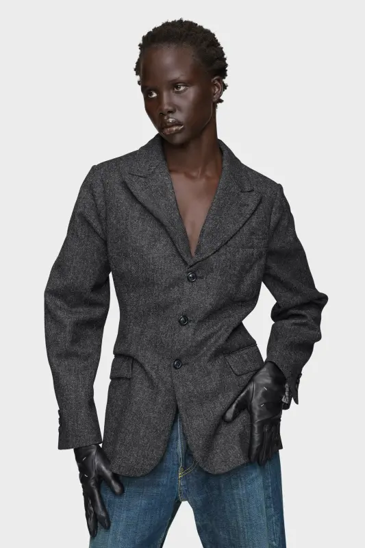 Maison Margiela Wool jacket Dark grey online