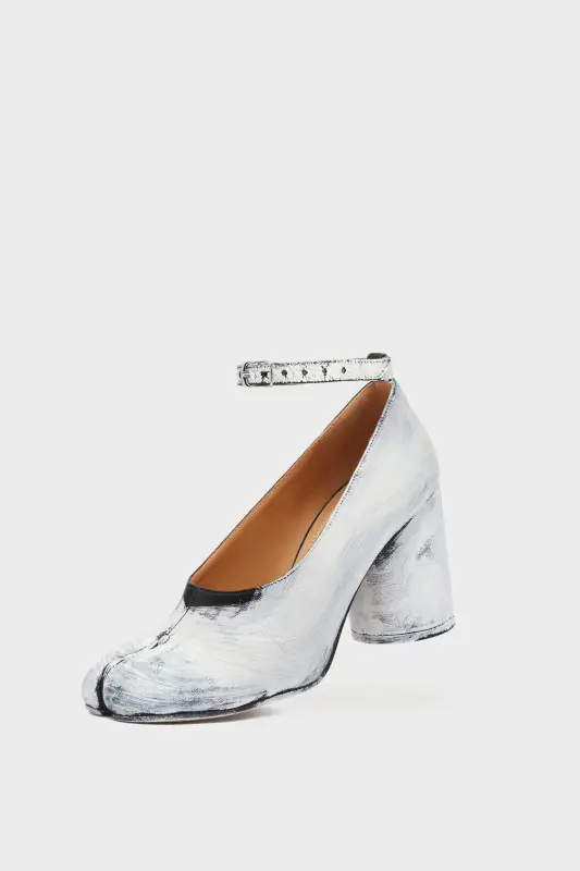 Maison Margiela Tabi Bianchetto Heels Black Black and White online