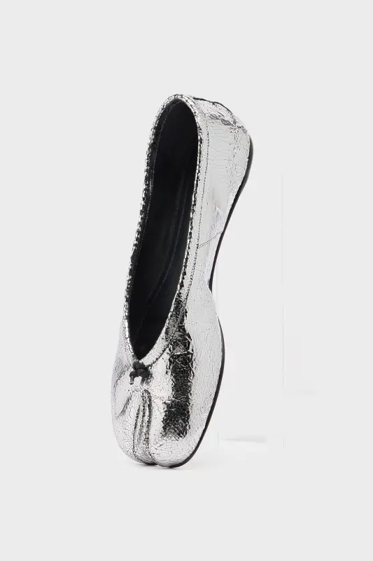 Maison Margiela Tabi Broken Mirror New Ballerinas Silver online