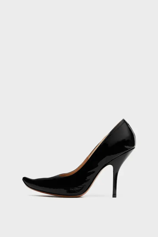 Maison Margiela Womens Black Goat Leather Loved To Death Pump Black online