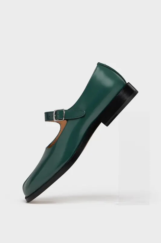 Maison Margiela Womens Tabi Mary-Janes Green online